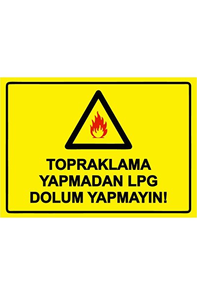 ZiPrinter لا تقم بتعبئة الغاز المسال دون تركيب التأريض! لافتة تحذير من مادة P...