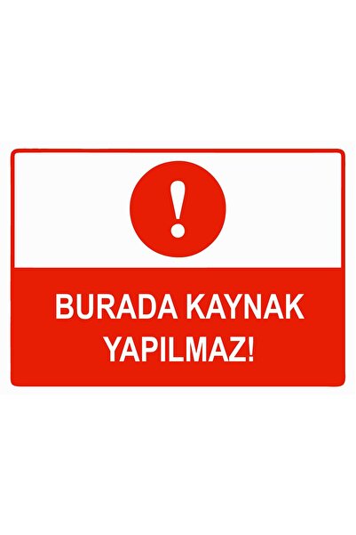 ZiPrinter لافتة تحذيرية من البلاستيك PVC مقاس A5 15×21 سم بعبارة 'لا يوجد مصد...