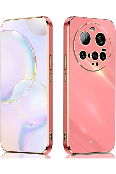 Rivor Xiaomi Mi 15 Ultra Uyumlu Kılıf Kamera Korumalı Parlak Kenarlı Altın İş...