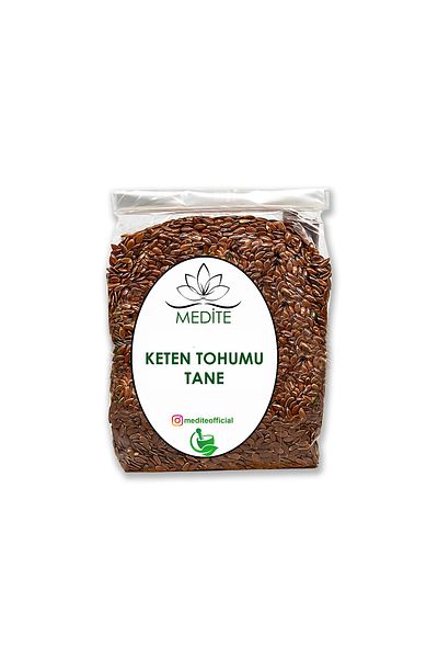 Medite بذور الكتان الطبيعي (Linum usitatissimum) الحصاد الجديد 200 جرام