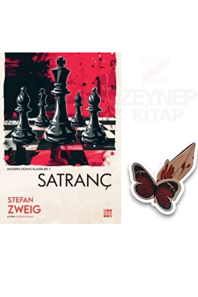 dokuzyayinlari Satranç - Stefan Zweig(Özel Tasarım Kelebek Ayraç Hediye)