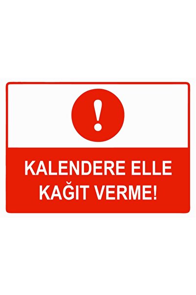 ZiPrinter Kalendere Elle Paper Verme Isg Warning Sign Pvc A5 15X21 cm