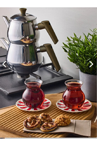 entarzlife 6 Pcs Borosilicate 200 ml Tea Cup Thin Tea Cup