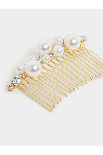 Styli Faux Pearl Embellished Hair Clip