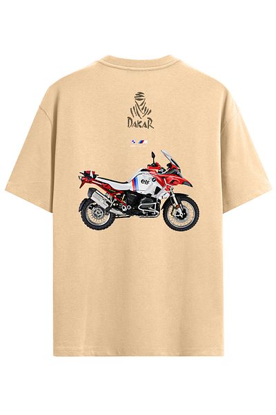 VEK Μπλούζα με oversize σχέδιο Dakar
