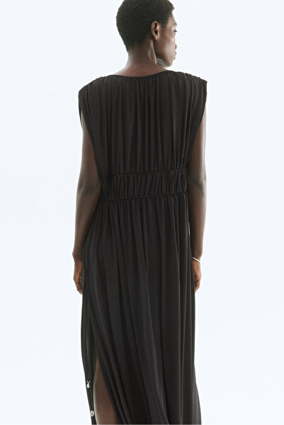 H&M Drapeli ve Büzgü Bağlı Elbise