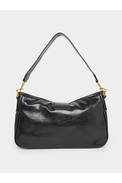 Styli Solid Handbag with Adjustable Strap