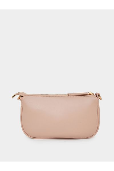 Styli Crossbody Bag with Adjustable Strap and Chain Detail