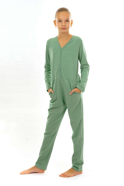 dendy Girls' long pajama jumpsuit Mint 71/158