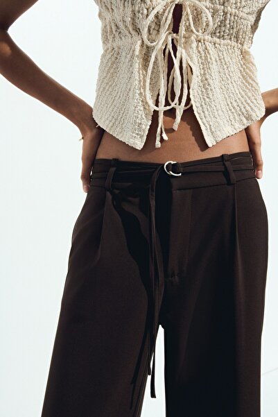 H&M Kemerli Şık Pantolon