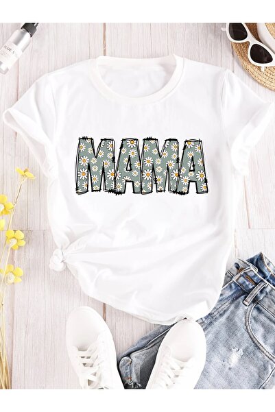 l'eivor Tricou de damă cu imprimeu Mama Daisy Design