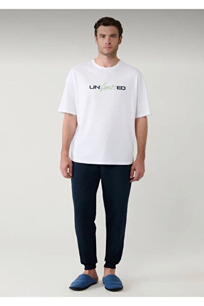 İpek Men's Short Sleeve Six Long Boxed Dowry Pajamas Set