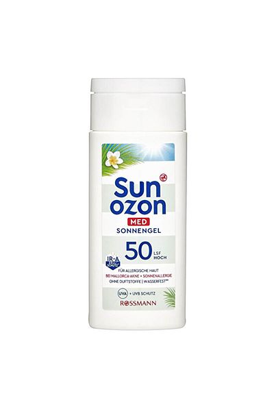 SunOzon Med Sunscreen Gel 50Spf - Travel Size - 50 ml