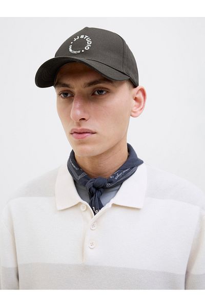 Jack & Jones Slogan Print Baseball Cap