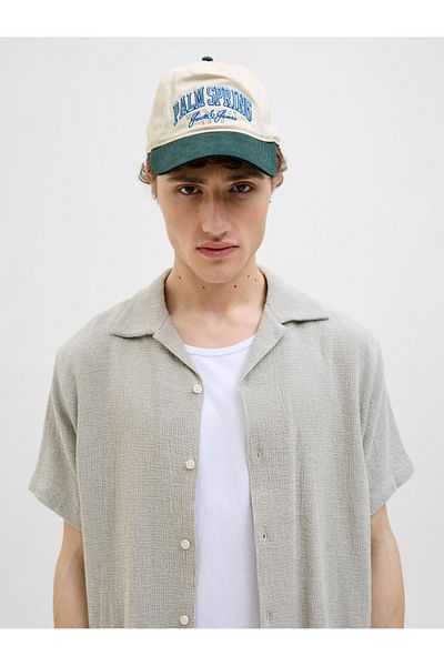 Jack & Jones Embroidered Slogan Cap