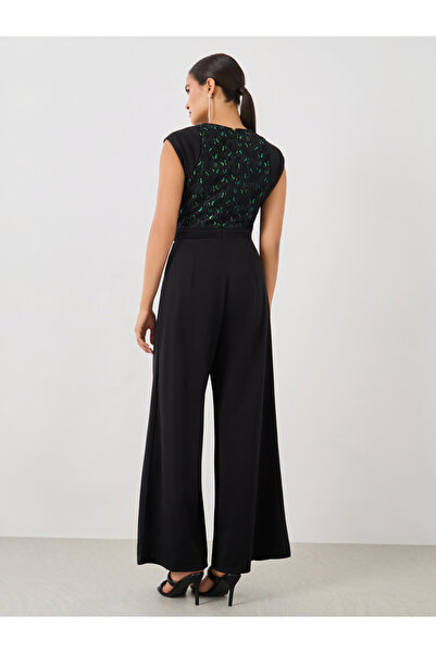 Styli Embellished Sleeveless Wide Leg Jumspuit