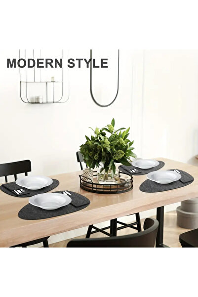 Self Power Set de prezentare Oval Runner cu aspect elegant de 18 piese pentru 6 persoane, dimensiunea 40x32