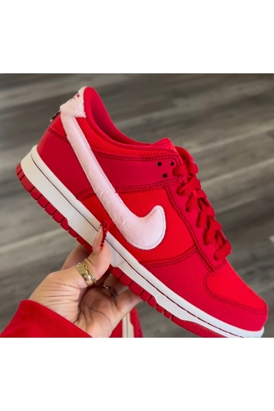 Nike Dunk Low Valentine's Day Sneaker Ayakkabı (Kırmızı)