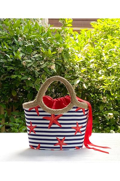 çanta tasarımcısı Purse Handbag Red Stars