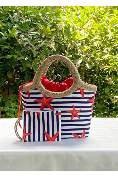 çanta tasarımcısı Purse Handbag Red Stars