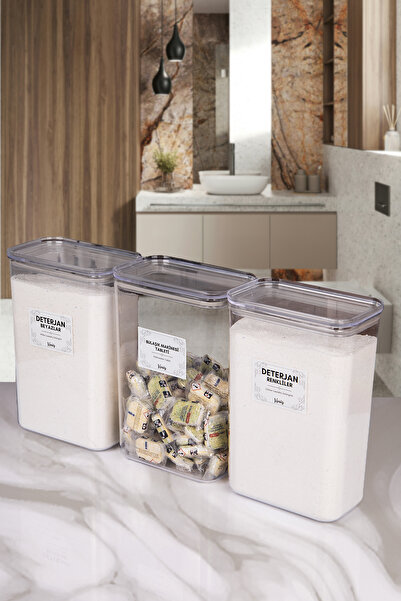 naturelove 3-Piece Vacuum Cover Tablet and Detergent Box Colorful Whites with...