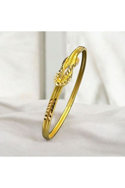 AKSESUARIM Kadın 22 Ayar Altın Kaplama Ajda Kelepçe