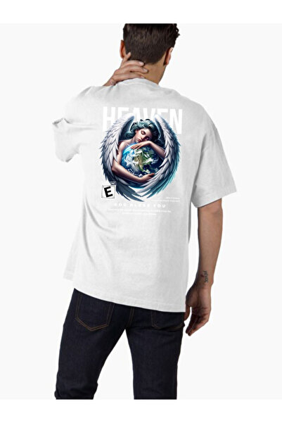 COMVİCHO Unisex Streetwear97 Design Printed Oversize T-Shirt