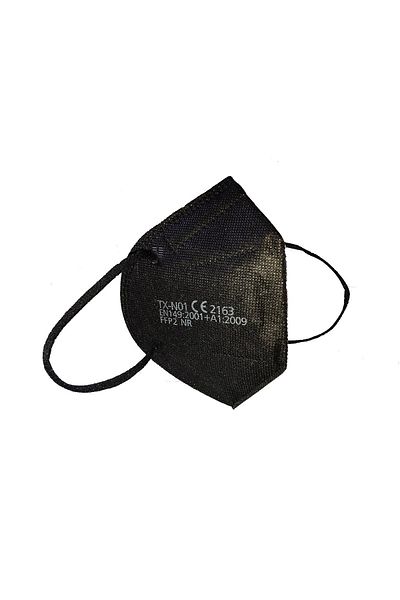 LYOBEST Set of 10 individually wrapped black FFP2 / N95 protective masks