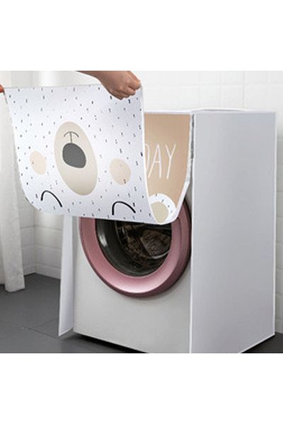 OEM Protective cover for washing machine, waterproof, with zipper, polyester, multicolor