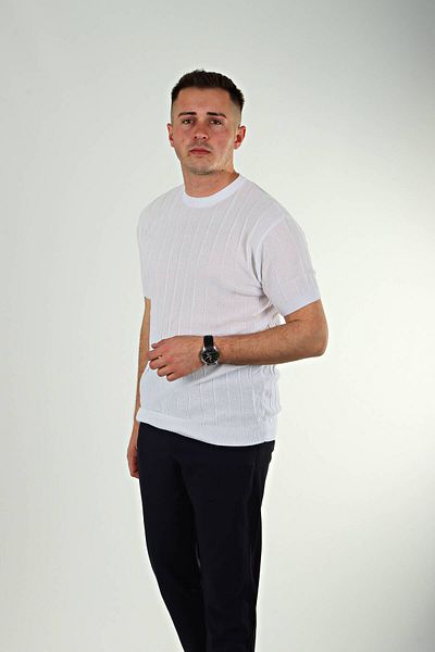 eg38 Tk Çimalı Τριχάκι Τ-Shirt Λευκό
