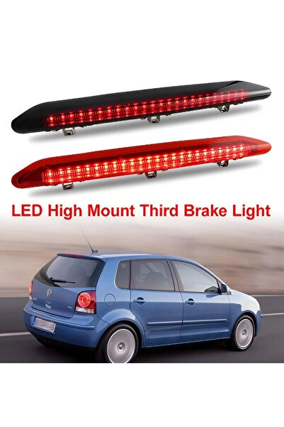 Volkswagen Polo (2002-2010) Uyumlu RED KIRMIZI 3. Stop – Ek Fren Lambası (OEM No: 6Q6945097)