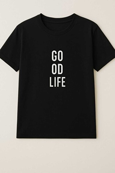 MAGORS تي شيرت أسود مطبوع من GraffTee Good Life