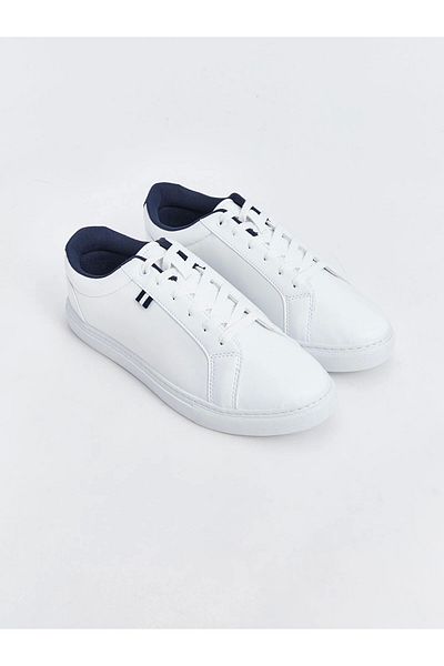LC Waikiki Ανδρικά αθλητικά παπούτσια LCW STEPS White Lace-Up