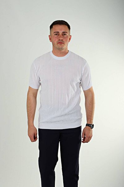eg38 Tk Çimalı Τριχάκι Τ-Shirt Λευκό
