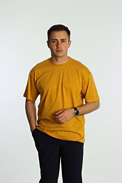 eg38 Kral23 Μπλουζάκι Flat Ovr Κίτρινο