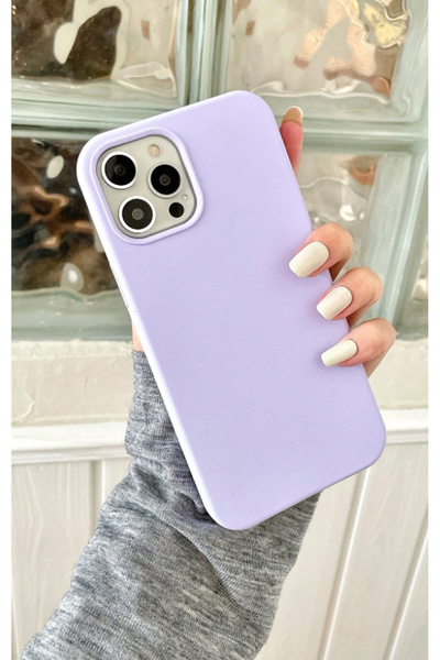 İPAX iPhone 16 Lilac Color Launch Case iPhone Phone Case Silicone Phone Case