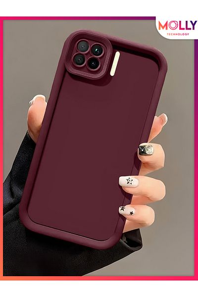 Molly Cherry Rot Edges Thick Pan Silicone Case for Oppo Reno 4 Lite
