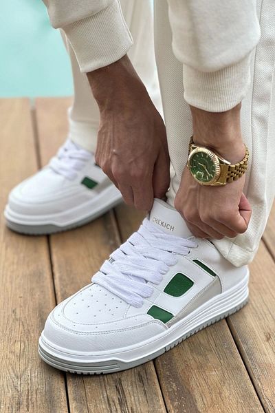 Chekich Ch2410 Cbt Avax Men's Sports Shoes White/green