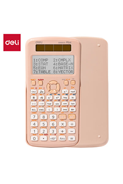 Deli آلة حاسبة علمية Deli ED991ES، 417F-10+2 رقم، وردية اللون - للاستخدام في ...