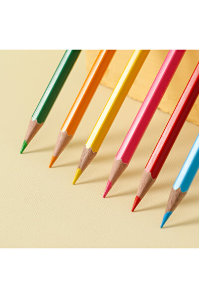 Deli EC144-24 iSelect 24-Color Colored Pencil Set with Free Sharpener – For Coloring & Sketching