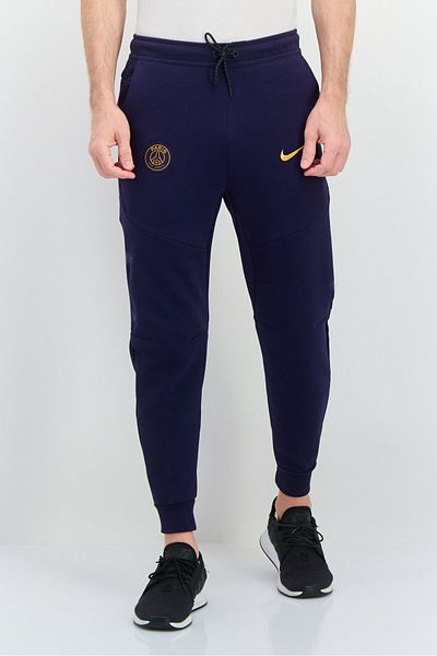 Nike Nike x Paris Saint-Germain Men Slim Fit Outdoor Sweatpants, Navy Blue