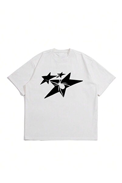 Tarzsokak Μπλουζάκι με στρογγυλή λαιμόκοψη και κοντό μανίκι με σχέδιο αστεριών