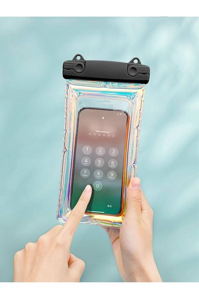 Generic 2Transparent Mobile Phone Cases for Underwater Photography,for phones up to 6.7 inches