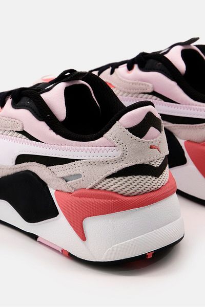 Puma Men Rs-X3 Twill Airmesh Lace Up Sport Shoes, Nimbus Cloud/Georgia Peach