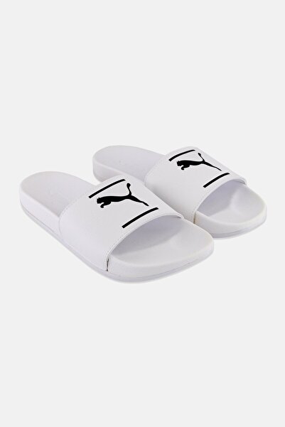 Puma شبشب ليدكات فتر كومفورت للرجال، أبيض