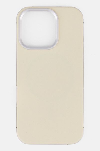 Levelo Iphone 16 Pro Magsafe Compatible Silicone Case, Light Beige