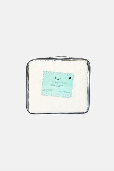 NANETTE LEPORE Single 2 Pieces Quilted Bedspread With Pillow Case Set, Cream