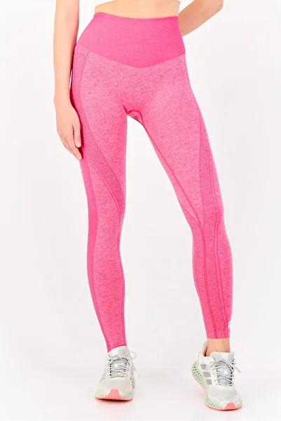 The Giving Movement Women Heather 24 Inch Seamless Leggings, Dark Pink