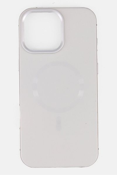 Levelo Iphone 16 Pro Max Opulis Magsafe Compatible Silicone Case, White