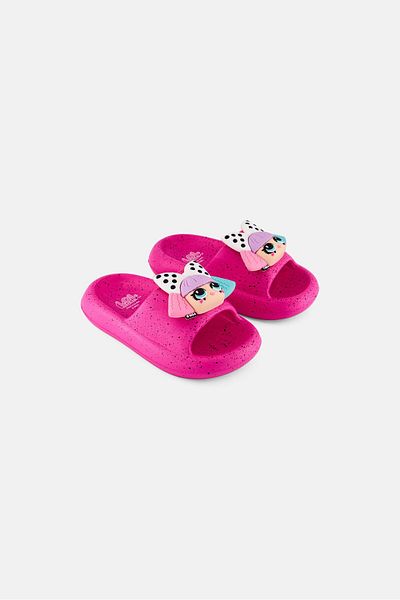 L.O.L. SURPRISE Kids Girl Slip On Slides, Pink